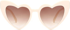 Alaia White Plastic Sunglasses from ANRRI, front view