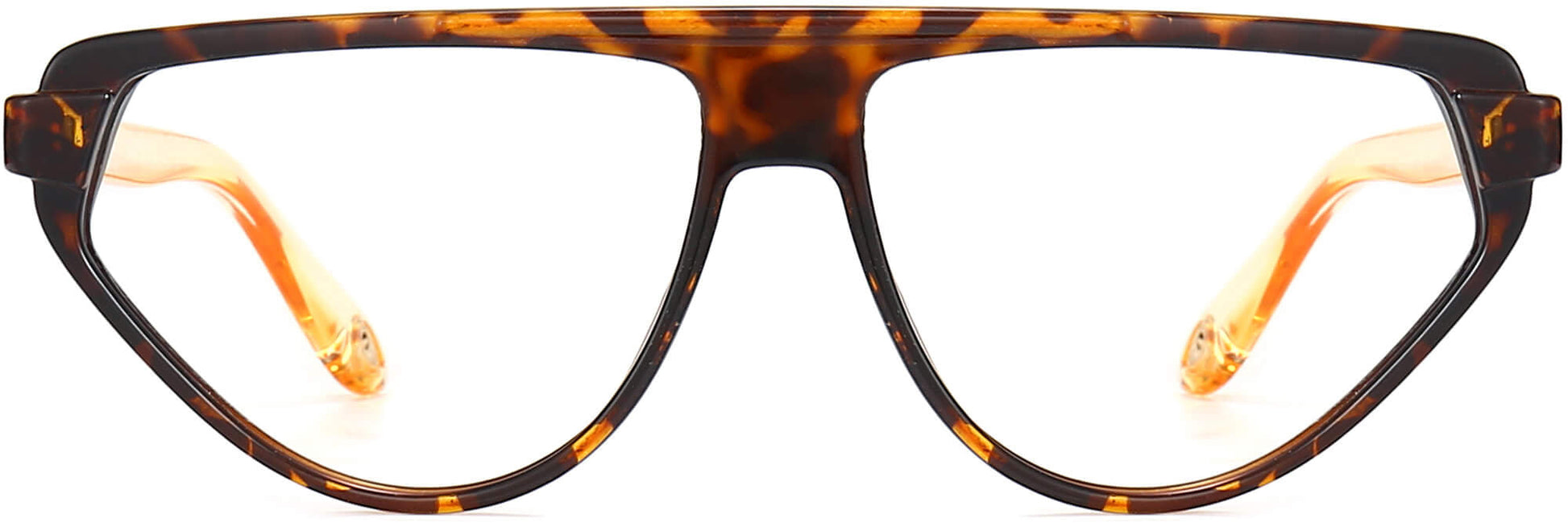 Alaina Cateye Tortoise Eyeglasses from ANRRI, front view
