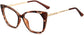 Alani Cateye Tortoise Eyeglasses from ANRRI, angle view