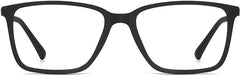 Allen Square Black Eyeglasses from ANRRI, front view