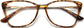Alvie Cateye Tortoise Eyeglasses from ANRRI, closed view