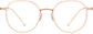 Amalia Round Rose Pink Eyeglasses from ANRRI, front view