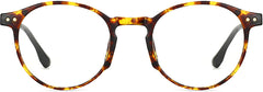 Amari Round Tortoise Eyeglasses from ANRRI front view
