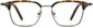 Amos Browline Tortoise Eyeglasses from ANRRI, front view
