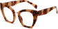 Angie Cateye Tortoise Eyeglasses from ANRRI, angle view