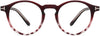 Anika Round Red Eyeglasses from ANRRI, front view