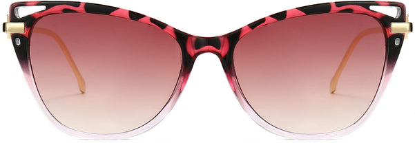 Anita Pink Tortoise Plastic Sunglasses from ANRRI