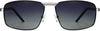 Antonio Black Stainless steel Sunglasses from ANRRI, front view