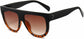 Archer Black Plastic Sunglasses from ANRRI, angle view