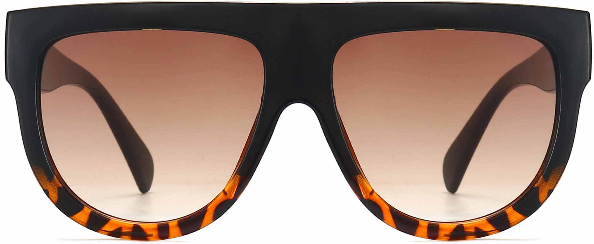 Archer Black Plastic Sunglasses from ANRRI, front view