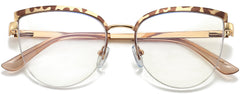 Arielle Cateye Tortoise Eyeglasses from ANRRI, closed view