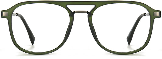 Arjun Round Green Eyeglasses from ANRRI