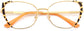 Armani Cateye Tortoise Eyeglasses from ANRRI, closed view
