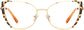 Armani Cateye Tortoise Eyeglasses from ANRRI, front view
