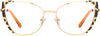 Armani Cateye Tortoise Eyeglasses from ANRRI, front view