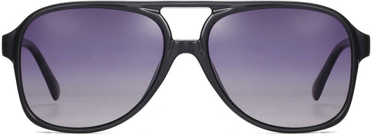 Asher Black Plastic Sunglasses from ANRRI
