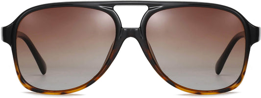 Asher Black Tortoise Plastic Sunglasses from ANRRI