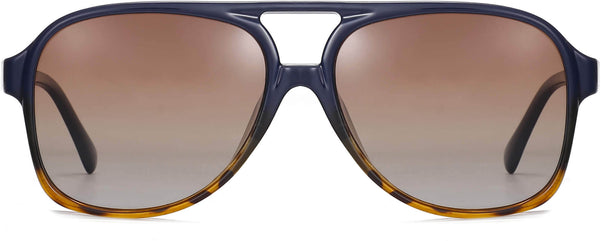 Asher Blue Tortoise Plastic Sunglasses from ANRRI
