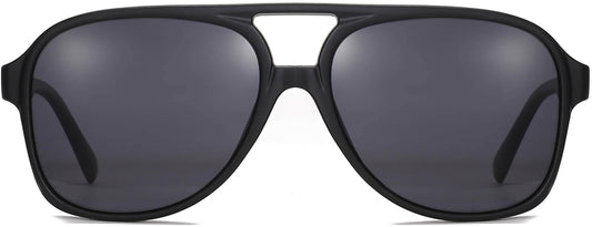 Asher Matte Black Plastic Sunglasses from ANRRI