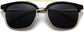 Ashton Black Plastic Sunglasses from ANRRI, closed view