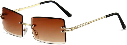 Aubrey Brown Stainless steel Sunglasses from ANRRI