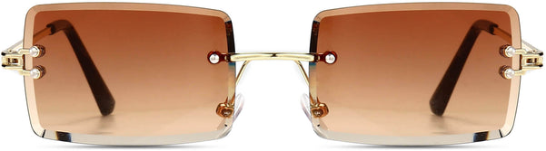 Aubrey Brown Stainless steel Sunglasses from ANRRI