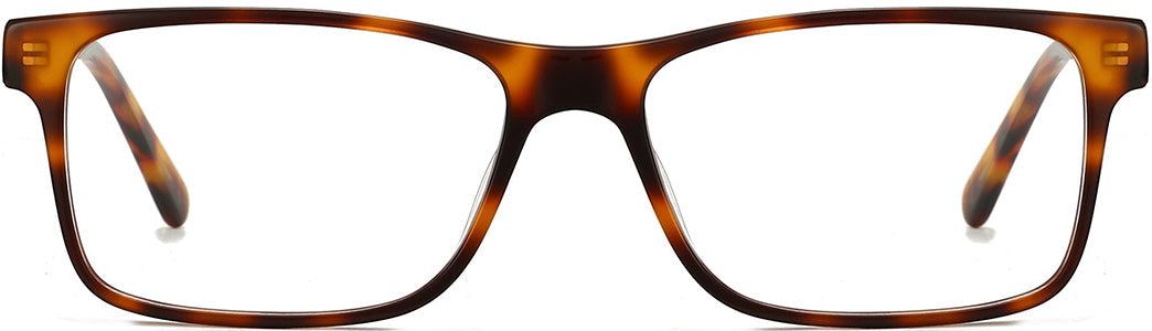 Avery rectangle tortoise Eyeglasses from ANRRI, front view