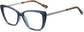 Bail Cateye Blue Eyeglasses from ANRRI, angle view