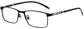 Barnett Rectangle Black Eyeglasses from ANRRI
