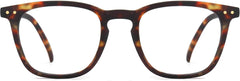 Barrett Square Tortoise Eyeglasses from ANRRI, front view