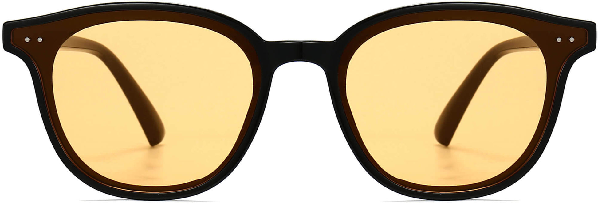 Beckett Black Plastic Sunglasses from ANRRI, front view