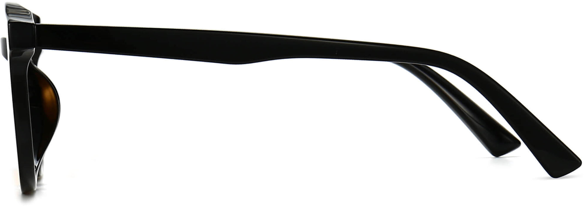 Beckett Black Plastic Sunglasses from ANRRI, side view