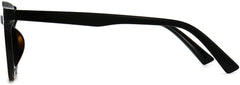 Beckett Black Plastic Sunglasses from ANRRI, side view