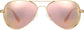 Bentley Pink Mirror Stainless steel Sunglasses from ANRRI, front view
