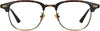 Beverly Browline Tortoise Eyeglasses from ANRRI, front view