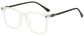 Bjorn Square Clear Eyeglasses from ANRRI, angle view