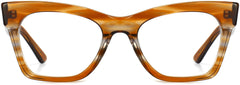 Briar Cateye Brown Eyeglasses from ANRRI, front view