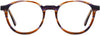 Bridget Round Tortoise Eyeglasses from ANRRI, front view
