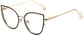 Bristol Cateye Black Eyeglasses from ANRRI, angle view