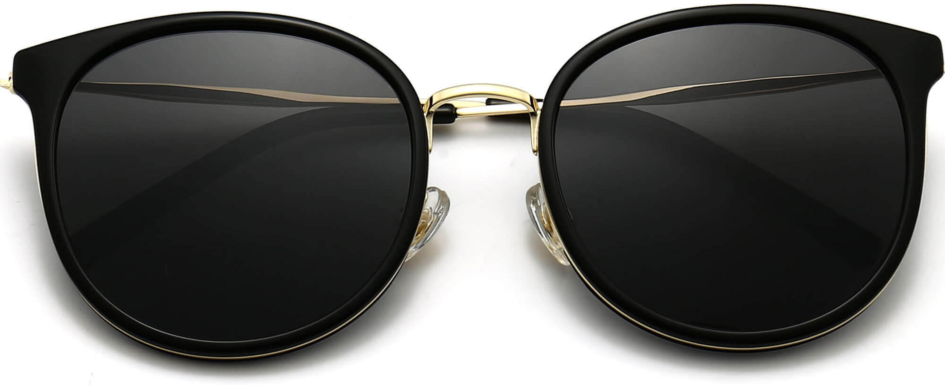 Brody Black Plastic Sunglasses from ANRRI, closed view