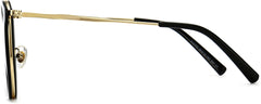 Brody Black Plastic Sunglasses from ANRRI, side view