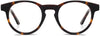 Bruno Round Tortoise Eyeglasses from ANRRI, front view