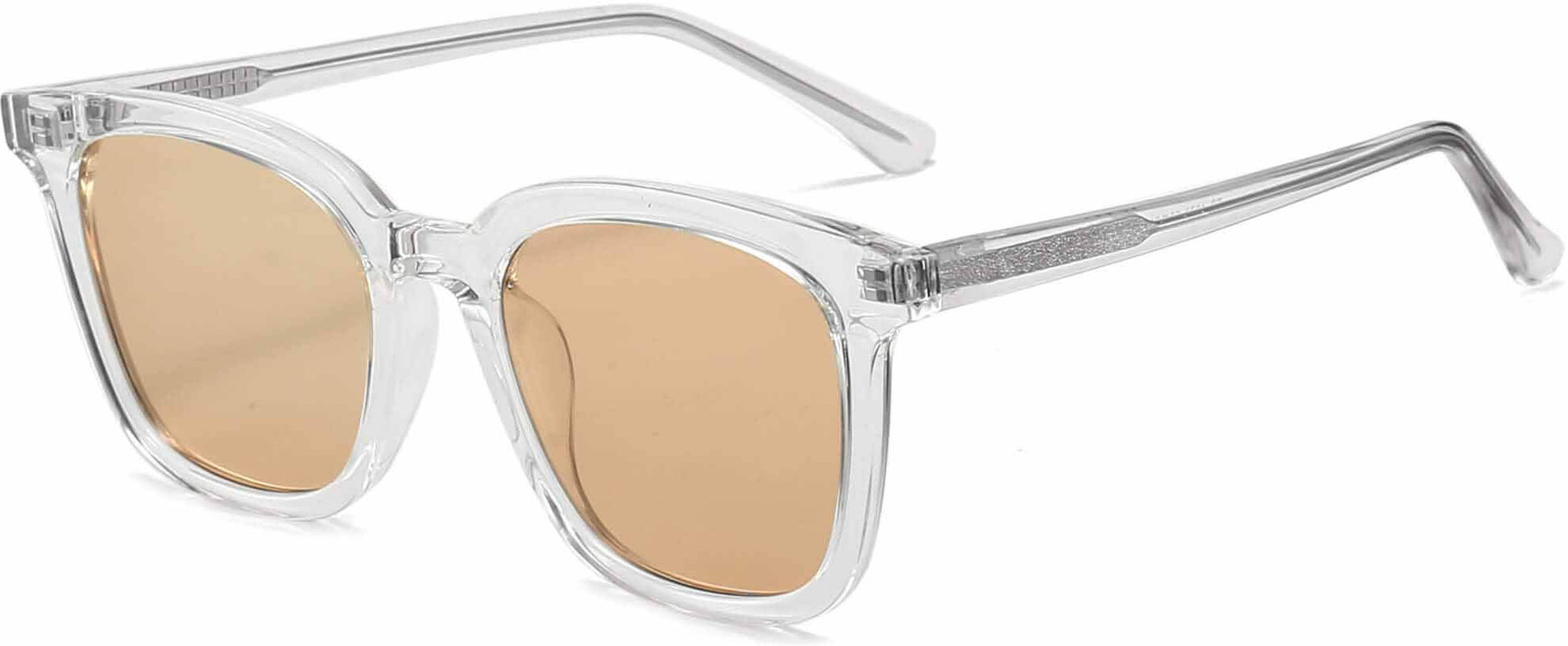 Bryson Clear Acetate Sunglasses from ANRRI, angle view