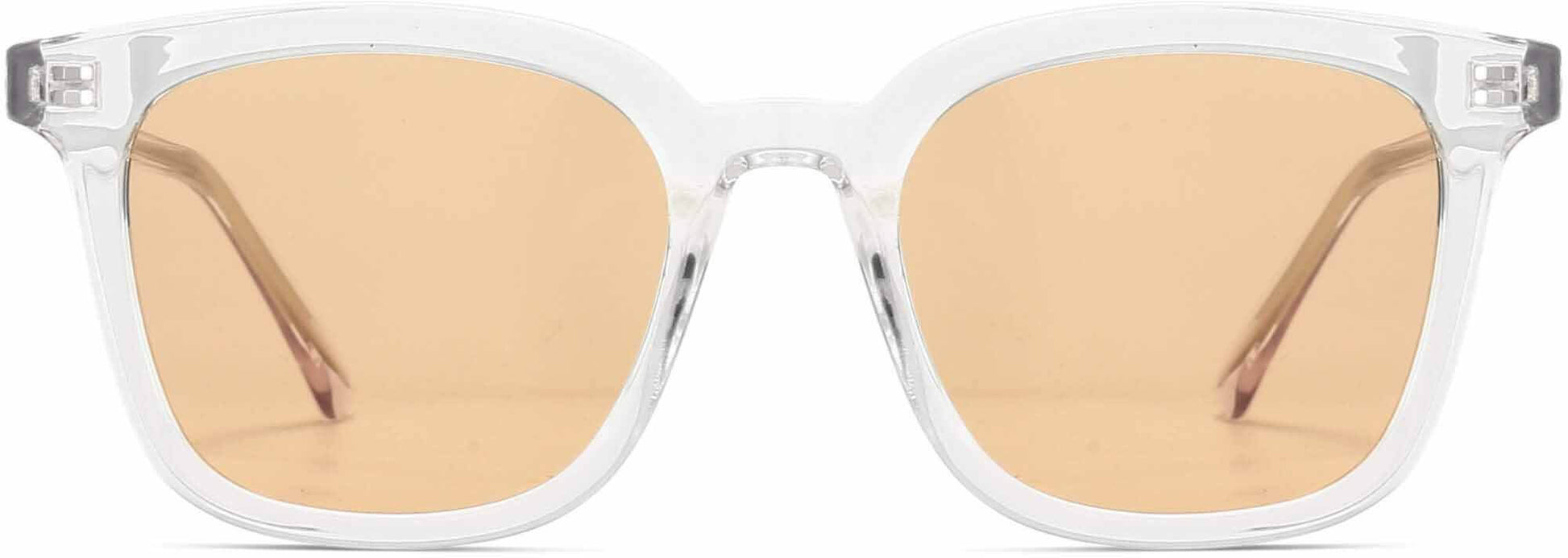 Bryson Clear Acetate Sunglasses from ANRRI, front view