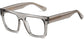 Cairo Square Gray Eyeglasses from ANRRI, angle view