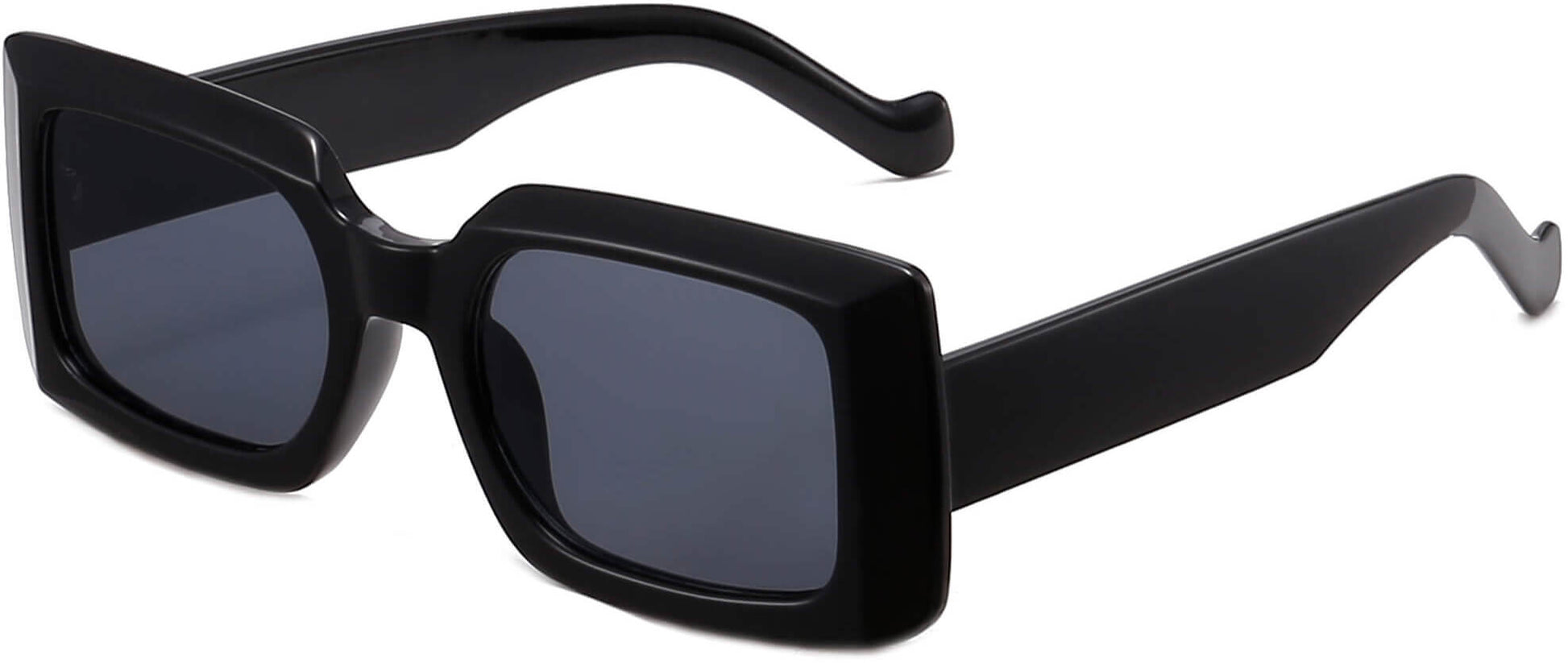 Caleb Black Plastic Sunglasses from ANRRI
