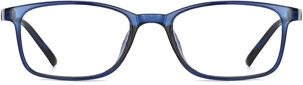 Caley Blue Full Rim Rectangle Eyeglasses from ANRRI