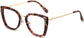 Cameron Cateye Tortoise Eyeglasses from ANRRI, angle view