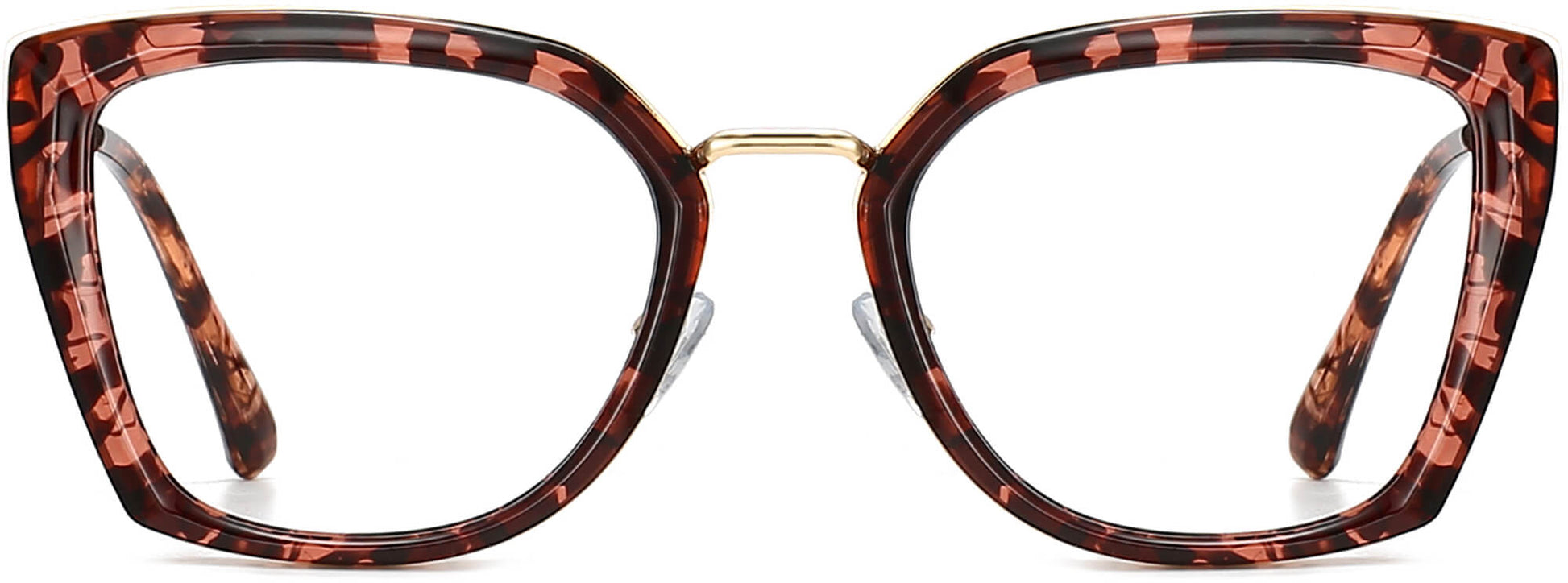 Cameron Cateye Tortoise Eyeglasses from ANRRI, front view