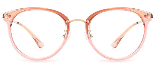 Caroline Round Pink Eyeglasses from ANRRI